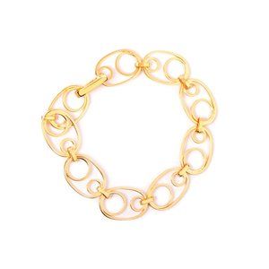 Golden Hoop Serenity  Bracelet